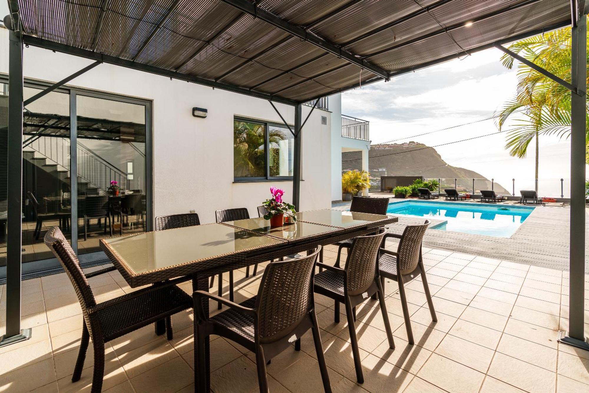 Villa Nunes, Big Holiday House With Private Pool Calheta  Extérieur photo